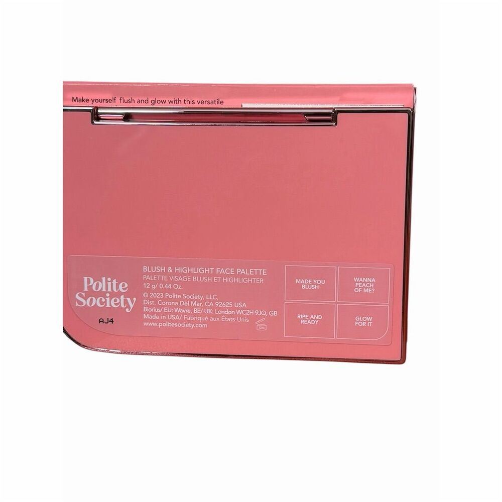 Polite Society Blush & Highlight Face Palette Assorted Shades Glow - Picture 7 of 16